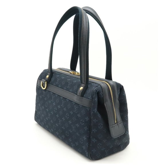 Louis Vuitton Navy Monogram Satchel - Picture 3 of 12